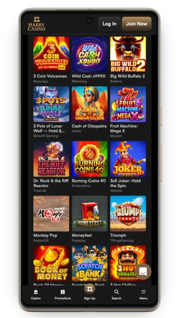 Harry Online Casino App